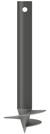 Винтовая свая с литым наконечником - СВС (л) 89/250-2500
